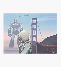 A Very Large Robot Photographic Print