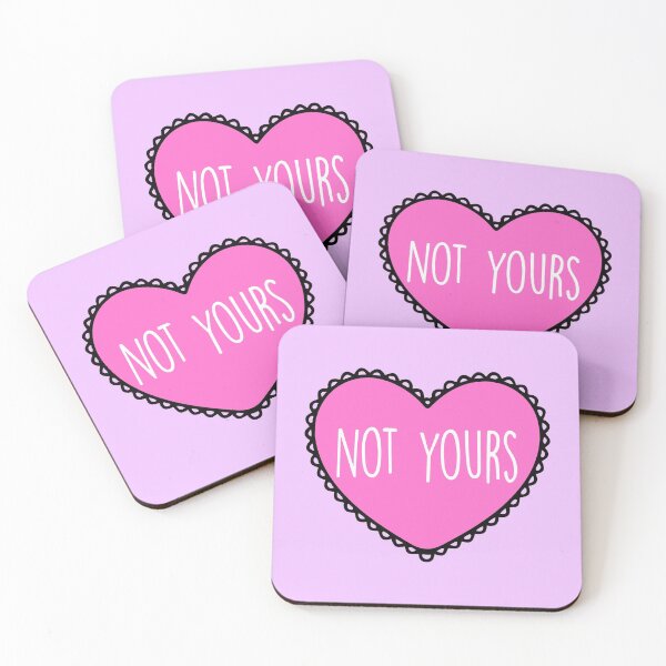Item preview, not yours heart designed and sold by charleydoodles.