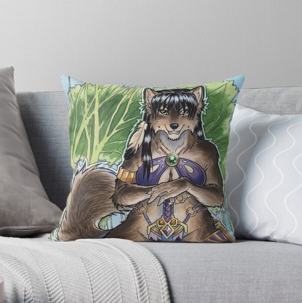 Item preview, Throw Pillow designed and sold by cybercat.