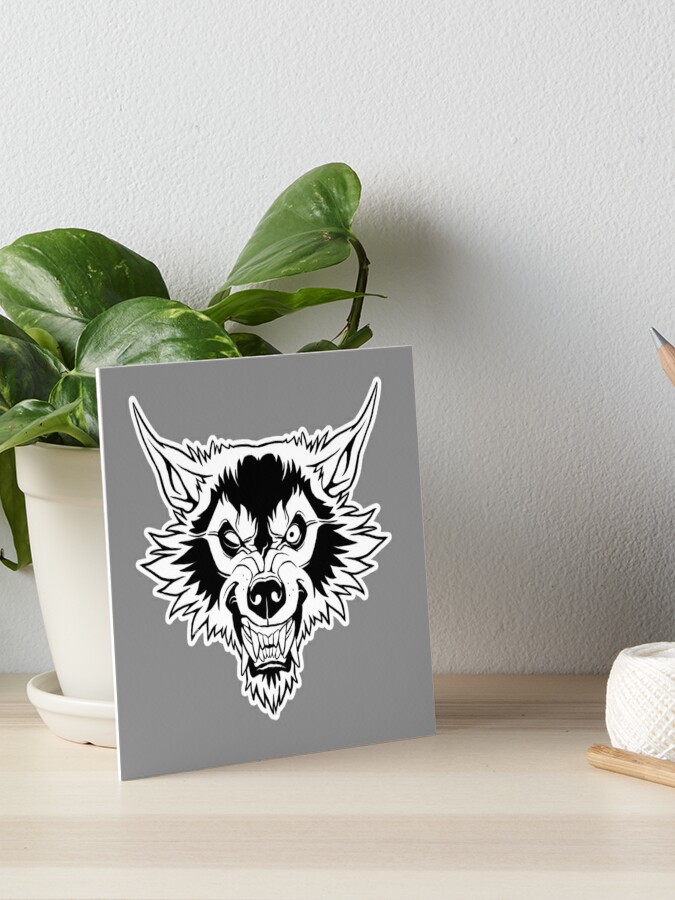 6x6 Digital Print Wolf Man