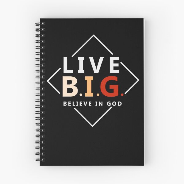 Item preview, Live big - believe in God designed and sold by GoodNewsDesign.