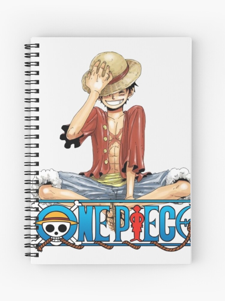 One Piece Monkey D Luffy Spiral Notebook By Wismog Redbubble