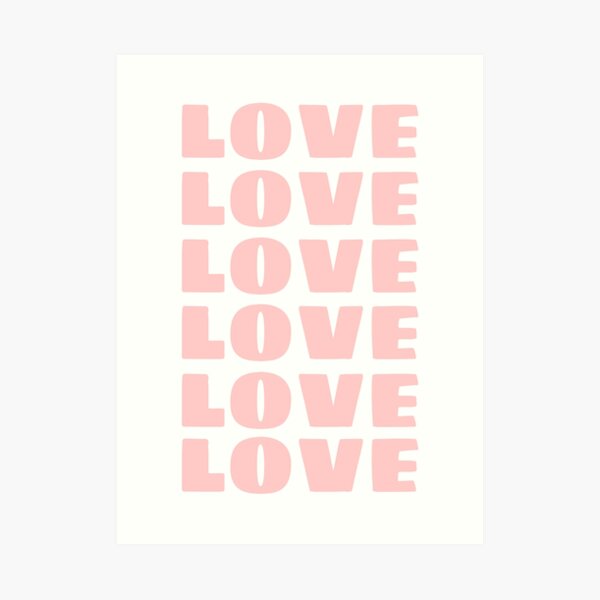 love poster Art Print