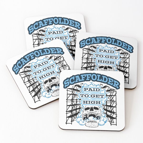 Item preview, Paid to get high; Scaffolder; designed and sold by StickerApe.