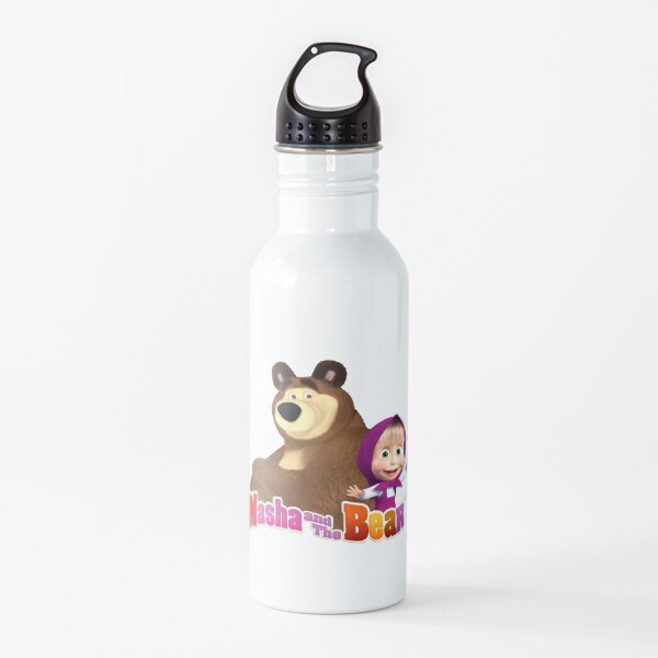 Masha and the Bear! (Logo) Water Bottle