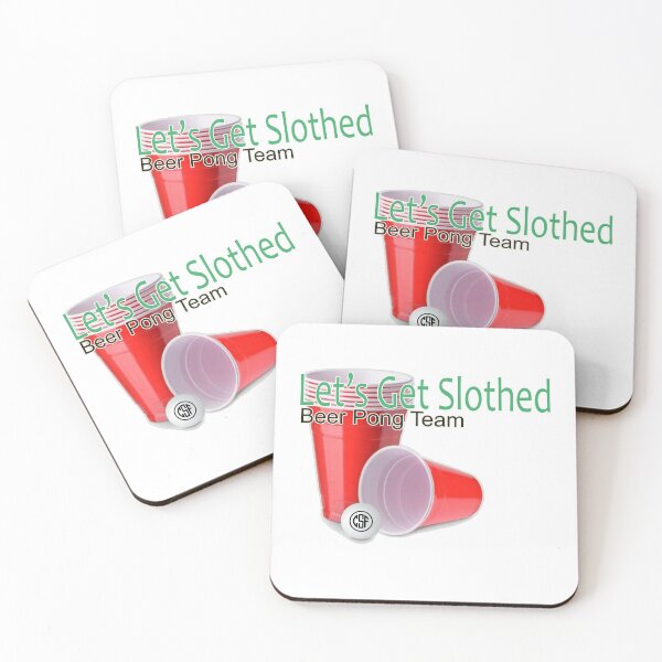Item preview, Let's Get Slothed - Beer Pong Team designed and sold by crazy-s-factory.