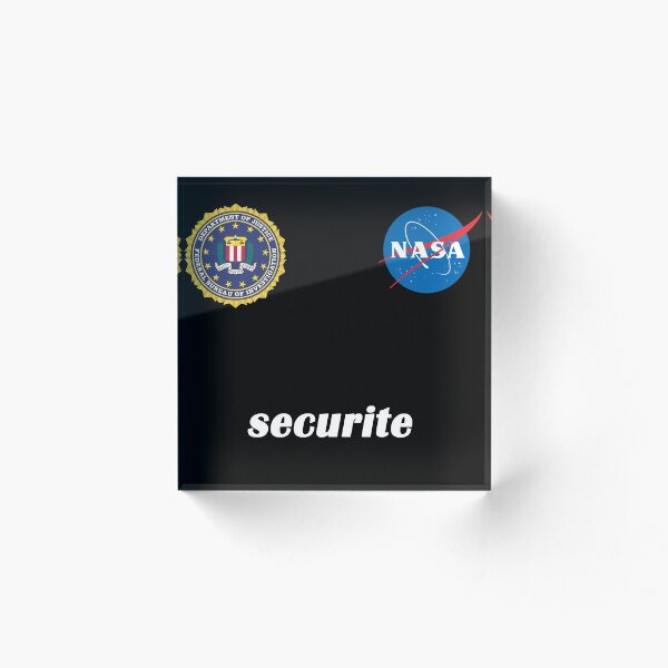 Aperçu de l'œuvre fbi nasa security créée et vendue par lebledard ⁶₆⁷.