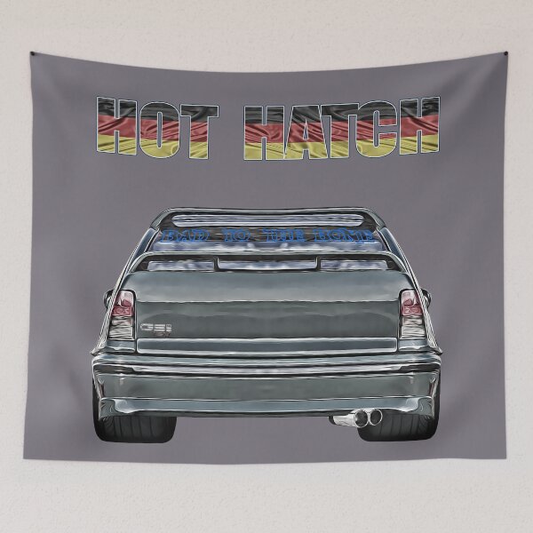Item preview, Hot Hatch Auto Hotrod Muscle Car Oldtimer Youngtimer Custom german Rally designed and sold by Synonym9.
