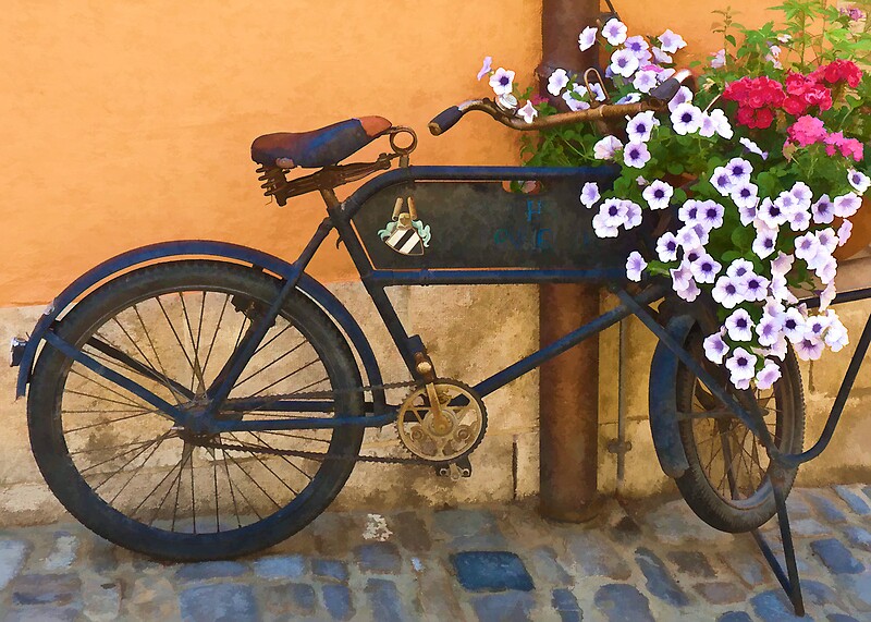 "Pedals for Petals" by Chuck Fletcher Redbubble