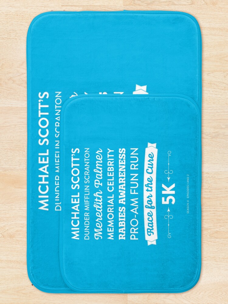 Alternate view of The Office - Rabies Awareness Fun Run Bath Mat
