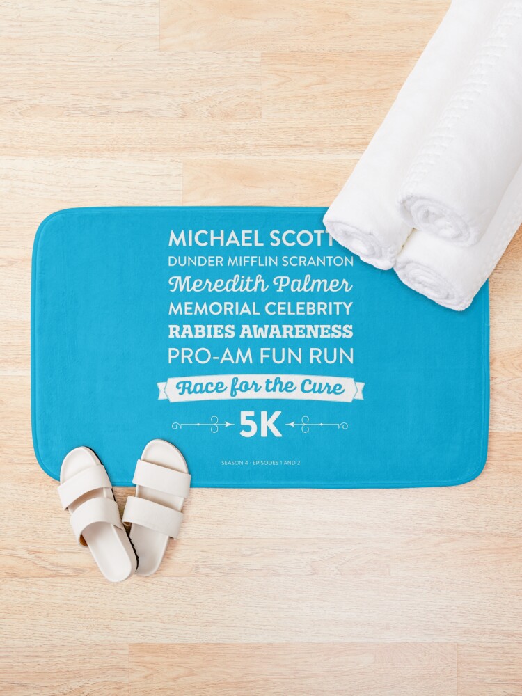 Alternate view of The Office - Rabies Awareness Fun Run Bath Mat