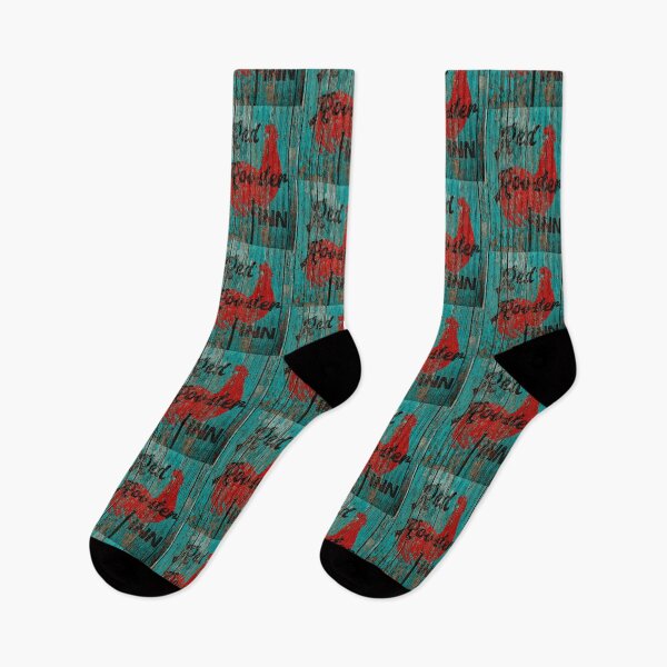 Item preview, Rustic Red Rooster Inn Teal Country Decor Art A644 designed and sold by byNicol.