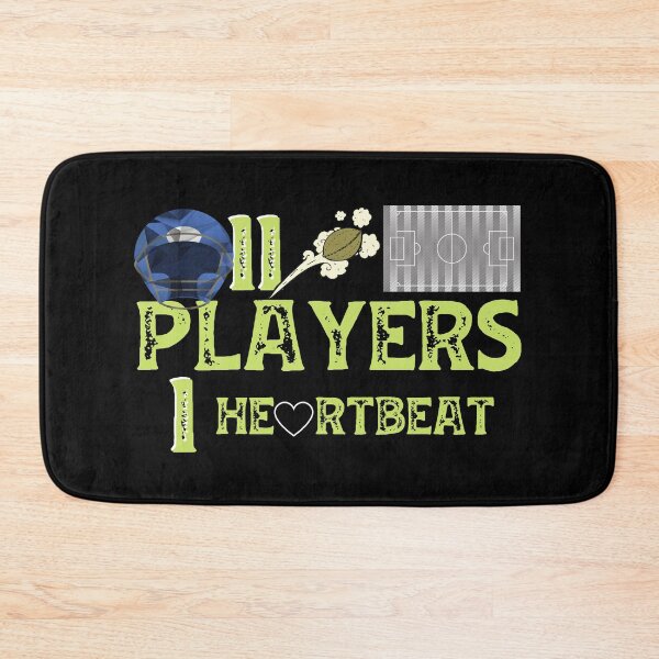 Item preview, 11 Players 1 Heartbeat Football Team Sports designed and sold by SqualeForce.