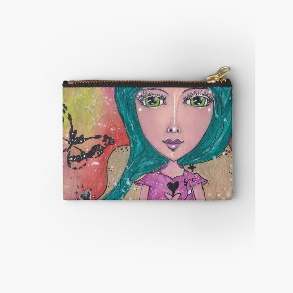 Item preview, Art fairy with turquoise hair designed and sold by AnandBhagti.