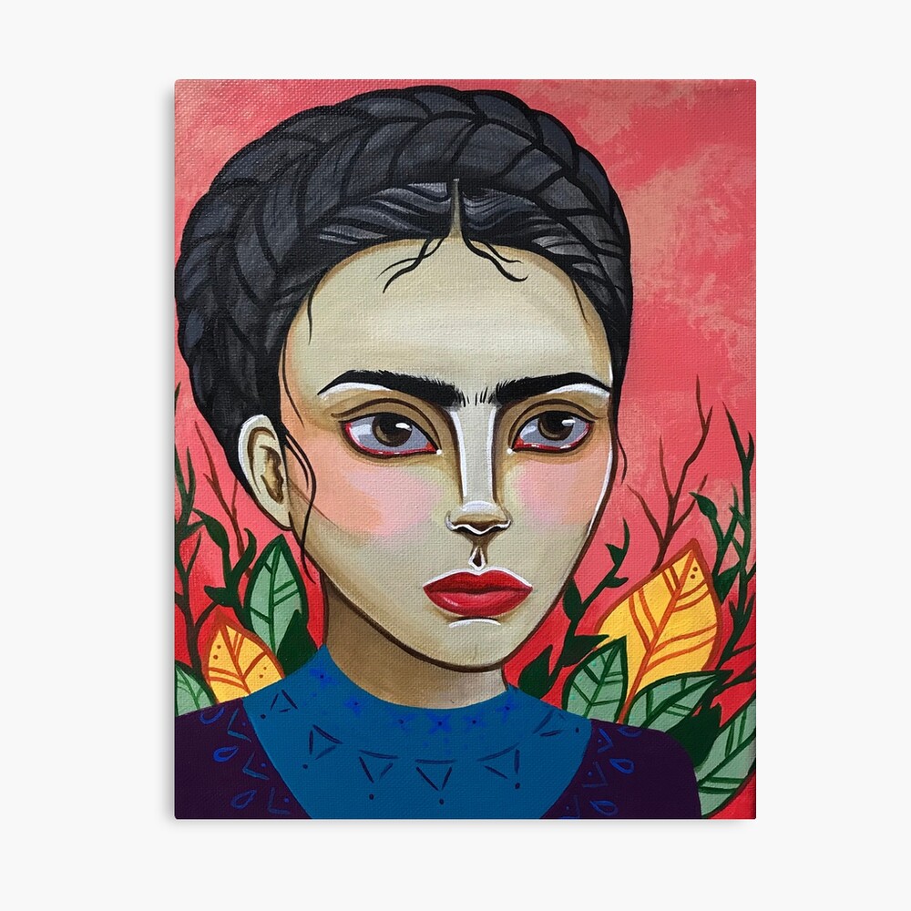 Frida, my love. Canvas Print