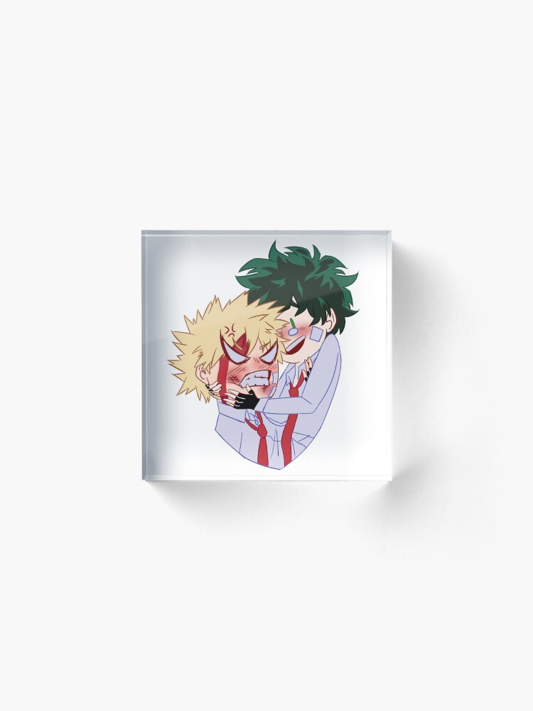 Bakudeku Cute Sticker My Hero Academia Acrylic Block By Chrisbriely Redbubble