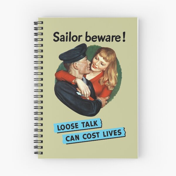 Item preview, Sailor Beware! Loose Talk Can Cost Lives designed and sold by warishellstore.