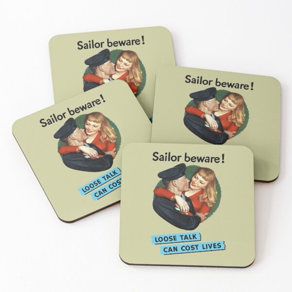Item preview, Sailor Beware! Loose Talk Can Cost Lives designed and sold by warishellstore.