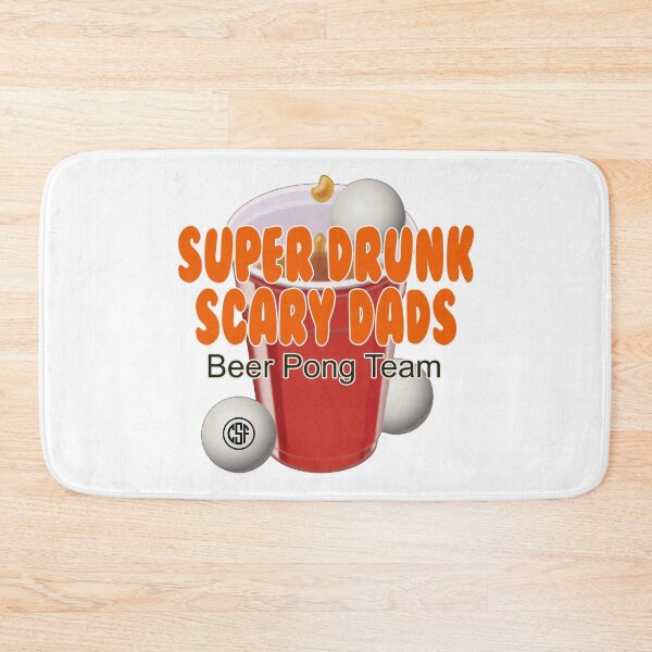 Item preview, Super Drunk Scary Dads - Beer Pong Team designed and sold by crazy-s-factory.