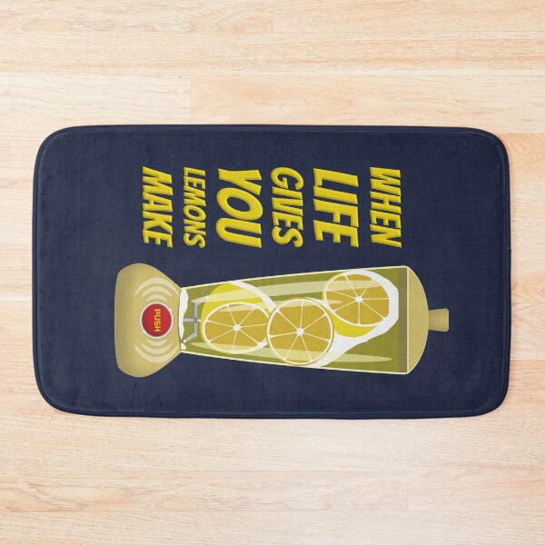 Item preview, Mixer with Lemons. When Life Gives You Lemons, Make Lemonade. Inspirational quote illustration. designed and sold by GiorgioN.
