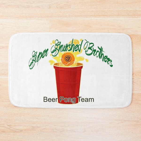 Item preview, Super Smashed Brothers - Beer Pong Team designed and sold by crazy-s-factory.