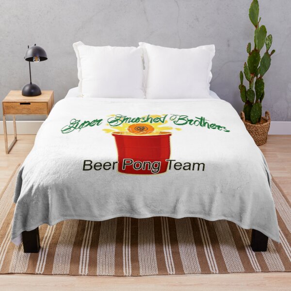 Item preview, Super Smashed Brothers - Beer Pong Team designed and sold by crazy-s-factory.