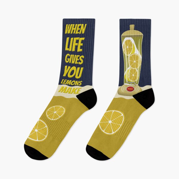 Item preview, Mixer with Lemons. When Life Gives You Lemons, Make Lemonade. Inspirational quote illustration. designed and sold by GiorgioN.