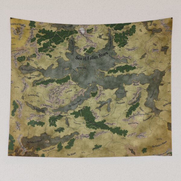 Item preview, The Sea of Fallen Stars designed and sold by Talion Design.