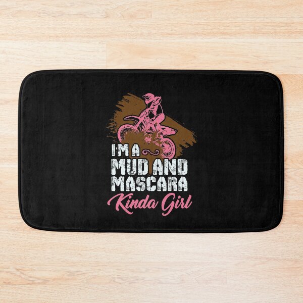Item preview, Mud and Mascara Kinda Girl Motocross Motorcycle Bi designed and sold by MooonTees.