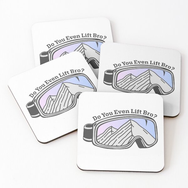 Item preview, Sunset Mountain Ski Goggles | Do You Even Lift Bro? designed and sold by KlehmInTime.
