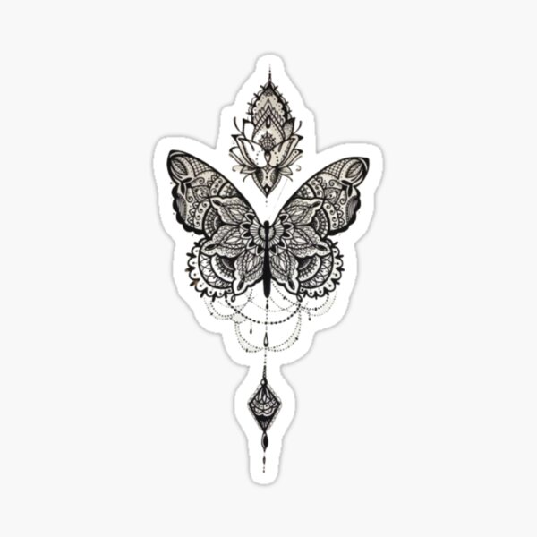 Butterfly tattoo Sticker