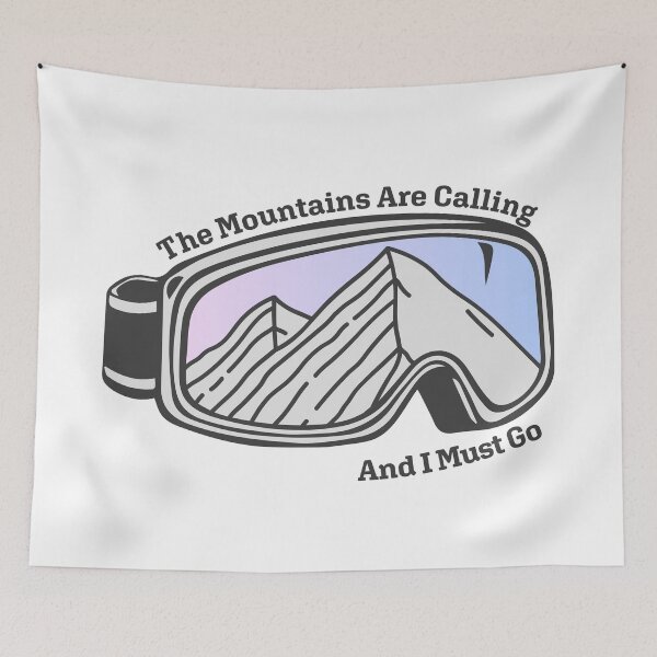Item preview, Sunset Mountain Ski Goggles | The Mountains Are Calling And I Must Go designed and sold by KlehmInTime.