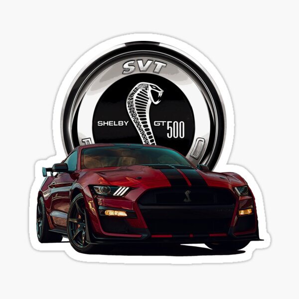 Shelby Gt500 Stickers | Redbubble