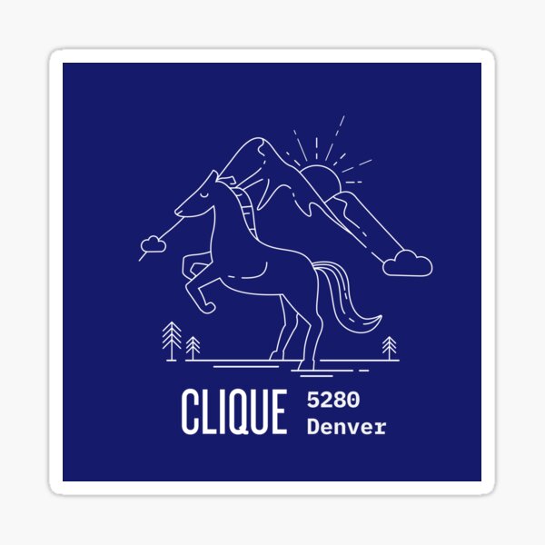 Clique Denver Sticker