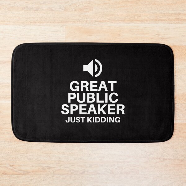 Item preview, Public Speaker Joke Cute Funny Gift Sarcastic Happy Fun Gaming Game Computer Internet Online  designed and sold by EpsilonEridani.
