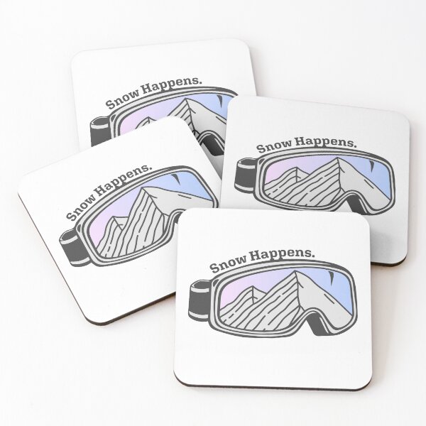 Item preview, Sunset Mountain Ski Goggles | Snow Happens designed and sold by KlehmInTime.