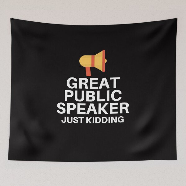 Item preview, Great Public Speaker Joke Cute Funny Gift Sarcastic Happy Fun Gaming Game Computer Internet Online  designed and sold by EpsilonEridani.