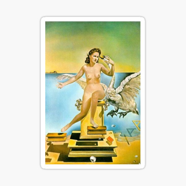 Leda Atomica is a painting by Salvador Dalí, made in 1949 Sticker