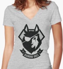 DD company Women's Fitted V-Neck T-Shirt