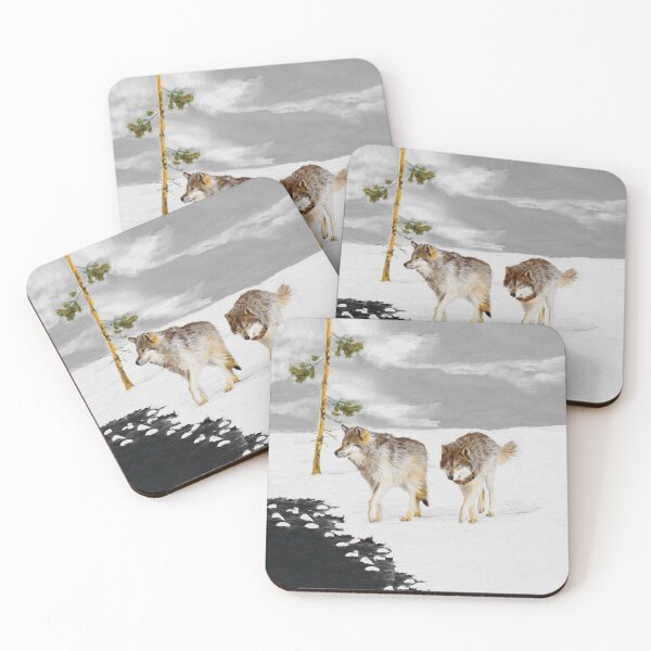 Item preview, Wolves in Snow designed and sold by alpendesigns.