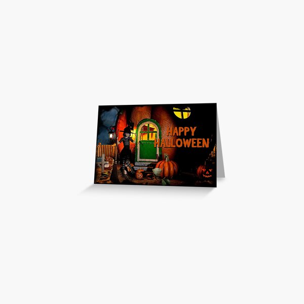 Happy Halloween Greeting Card Greeting Card