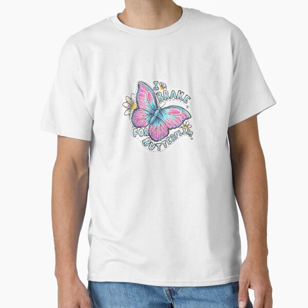 Item preview, I Brake for Butterflies designed and sold by catghoststories.