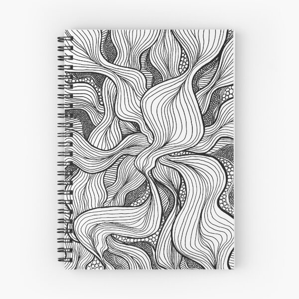 Item preview, Black and White Zentangle Print designed and sold by Hayden Perez.