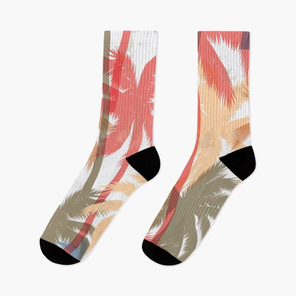 Item preview, Hawaiian Islands Palm Tree Pattern Retro Vintage Abstract White designed and sold by themobybrand.