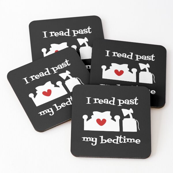 Item preview, I read past my bedtime book read heart bookworm designed and sold by Weilichesmag.