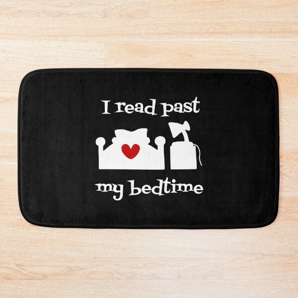 Item preview, I read past my bedtime book read heart bookworm designed and sold by Weilichesmag.
