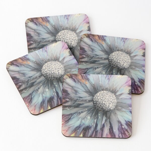 Item preview, Pretty purple layered flower.  designed and sold by Gill Barrett Art.