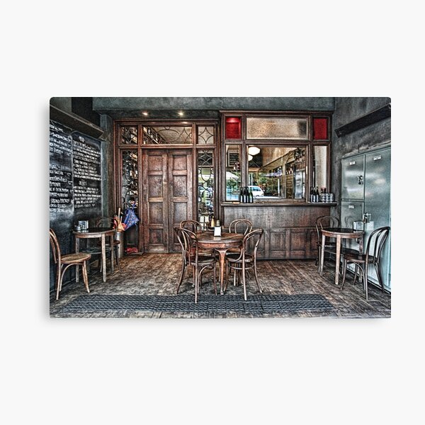 The City Wine Shop Canvas Print
