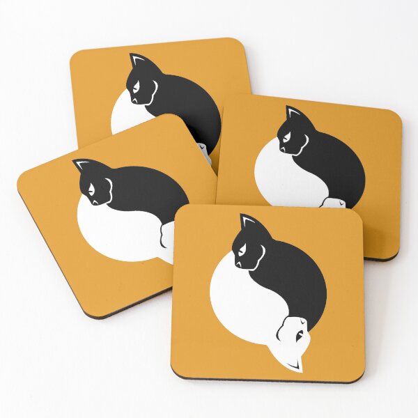 Item preview, Yin Yang cats designed and sold by nmdesigns1.