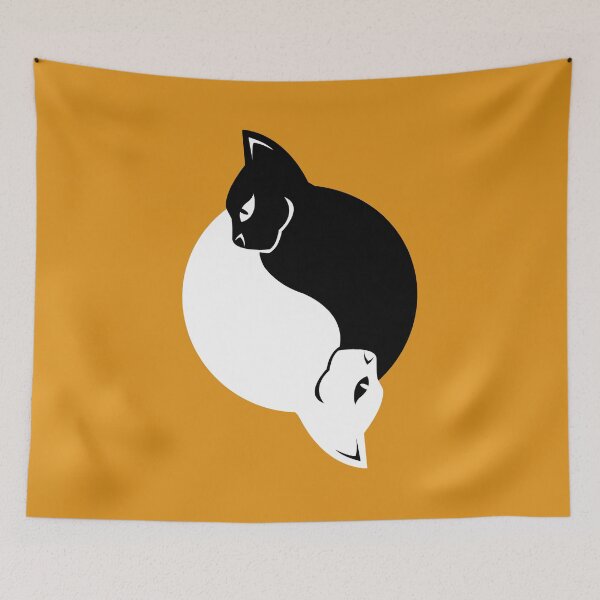 Artikelvorschau, Yin Yang Katzen entworfen und verkauft von nmdesigns1.